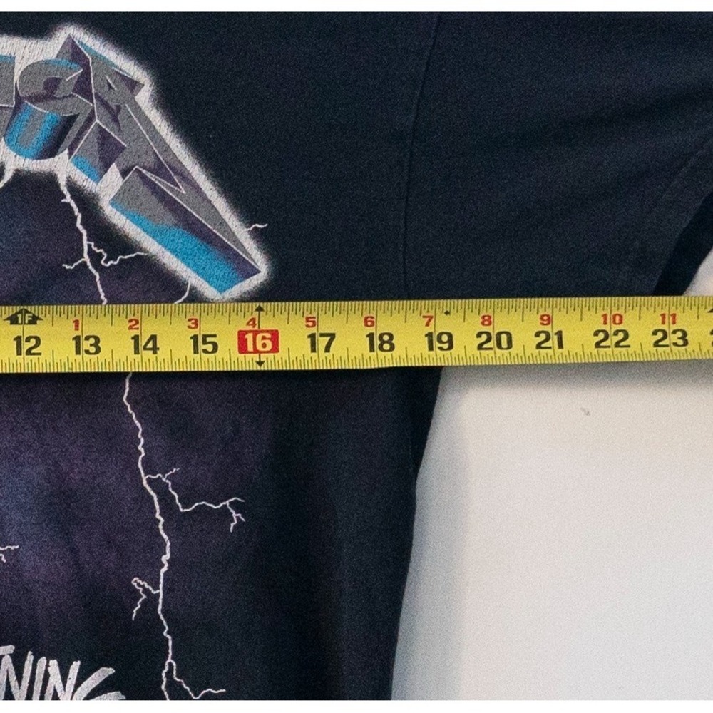 Metallica Ride The Lightning T-Shirt Black Size L - Picture 3 of 6